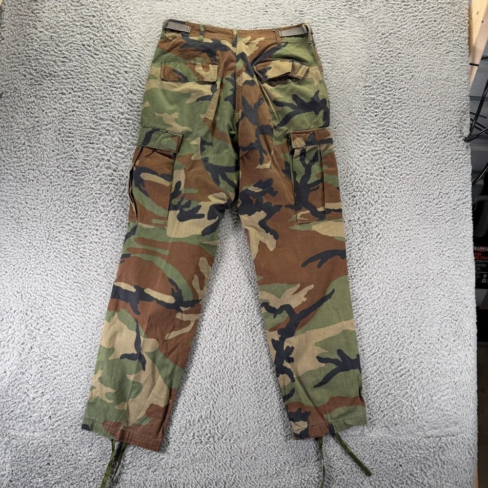 US Army Pant Men's S(30x30) Brown Camouflage Cargo Straight Military Uniform